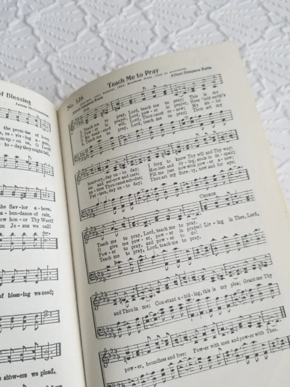 Vintage Hymnal bundle Christian songs music two books
